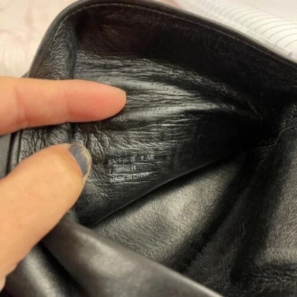 Coach Sapphire Tall Black Leather Riding Boots Size 6.5 Excellent condition - Picture 5 of 7